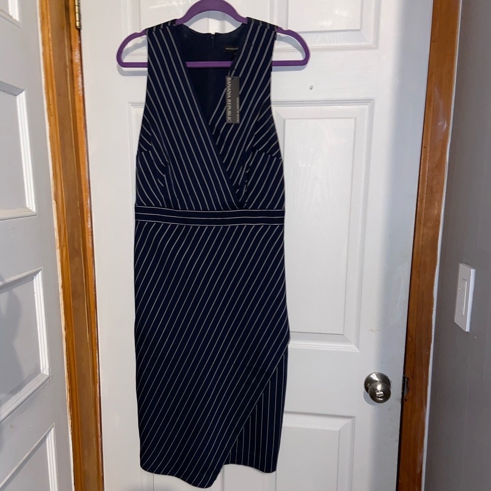 Banana Republic pin strip dress